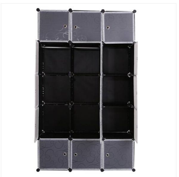 2019 15 Cube Modular Closet Organizer Wardrobe Rack Clothes