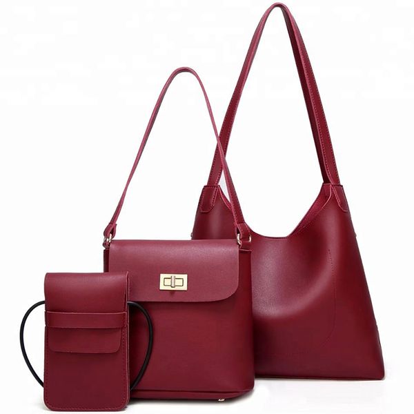 

2020 горячие женские сумки для женщин плеча fashiontote сумки 3шт сумки комплект