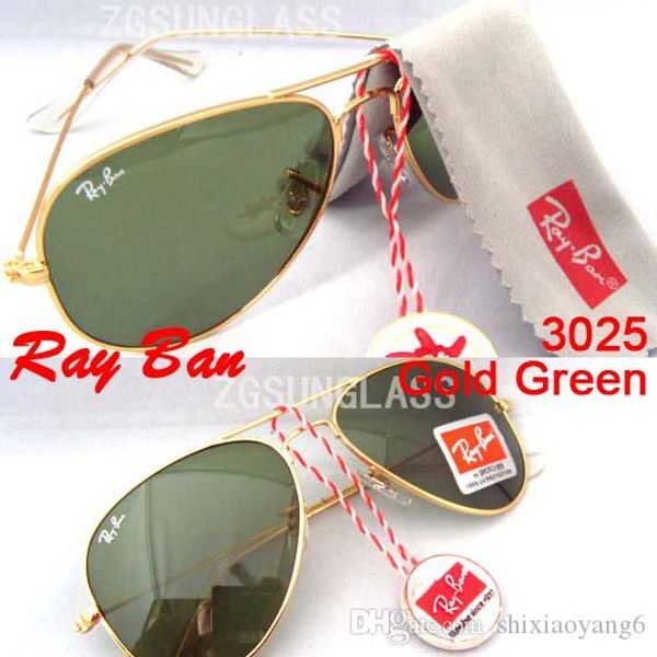 

1pc cla ic pilot ungla e de igner large metal un gla e for men women ilver mirror 58mm 62mm gla len e uv protection