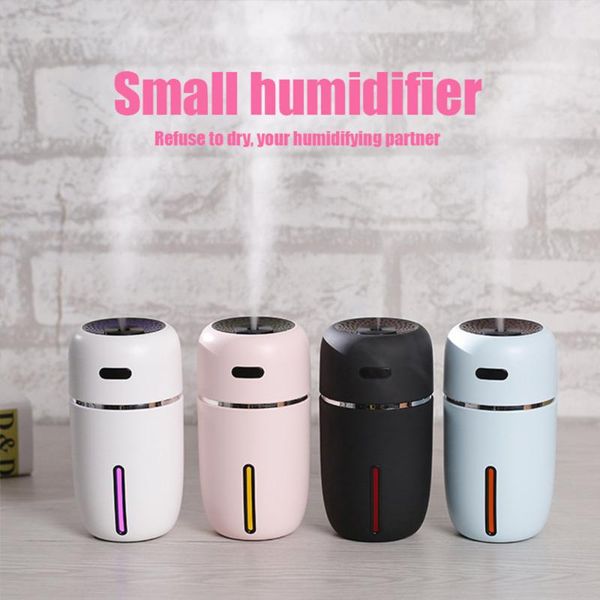 

white dolphin mini usb air humidifier aroma with changing led air vaporizer car essential oil