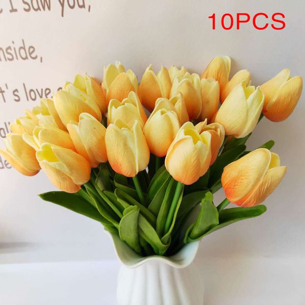 

simulation pu tulip high-end pu artificial flower artificial decorative flower, wedding home furnishings props