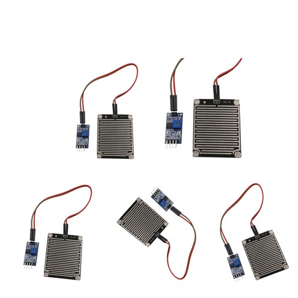 

5 pcs 1.97x1.57inch rain module rain sensor module high sensitivity sensor module