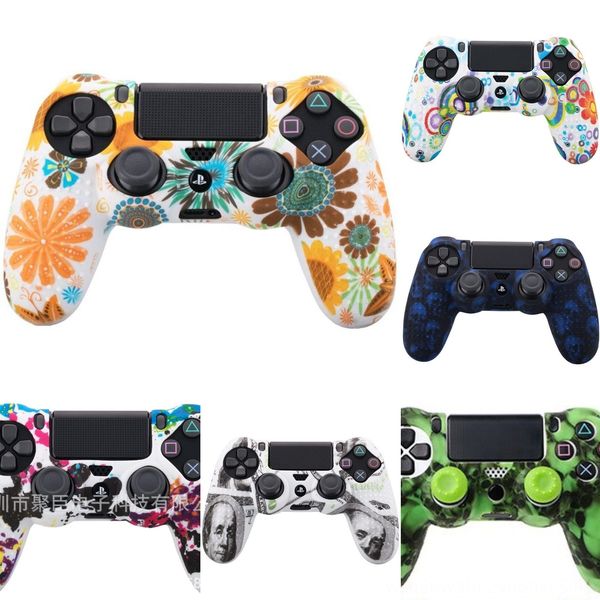 

t0s5d silicone ps4 cover case controller cap for gamepad withjoystick