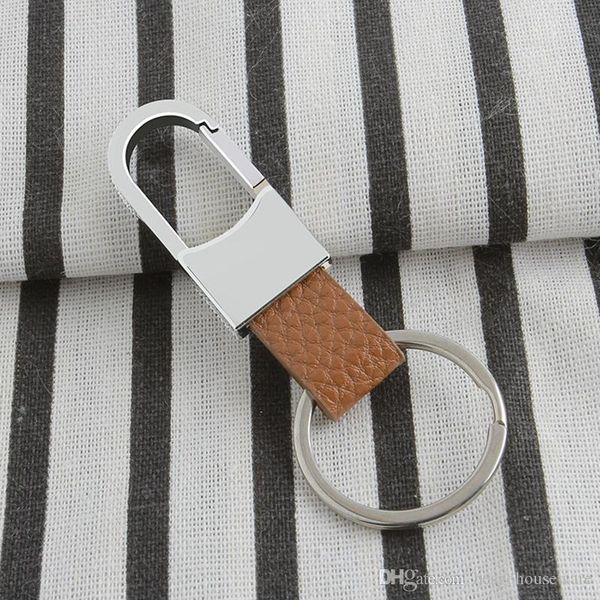 

wholesale 2 styles zinc alloy keychain fashion multifunction car metal+pu key ring creative gift keyring customized bc bh1007