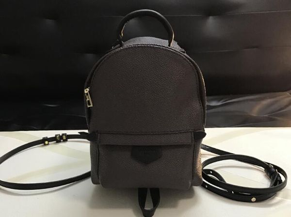

2019 fashion new women's palm springs backpack genuine leather children backpacks women printing leather fashion designer backpack