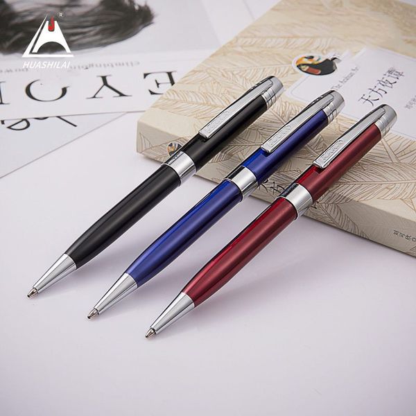 

multicolor metal ballpoint pen creative advertising gift pen, Blue;orange