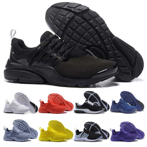 

Hot Presto Men Women Running Shoes designer triple black white red grey yellow Trainers Sports Mens Athletic Women outdoor Sneakers Shoes