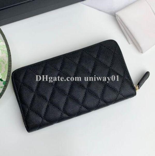 

классический из натуральной кожи женщины держателя карточки бумажника женщины кошелек бренд дизайнер оригинальной коробка новая мода, Red;black