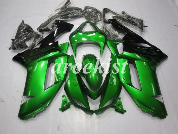 

4gifts new abs motorcycle fairings set fit for kawasaki ninja zx-6r zx6r 2007 2008 6r 07 08 body set custom bright green