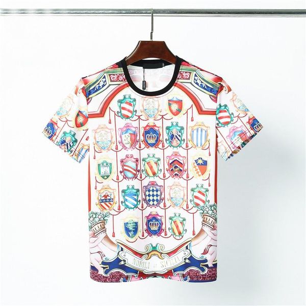 

2020 luxury men's t-shirt casual o-neck slim men's t-shirt fashion summer brand short sleeve men's clothing top, White;black