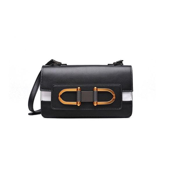 

lovely2019 catch lock leisure time genuine leather ma'am bag a single room diagonal small square package