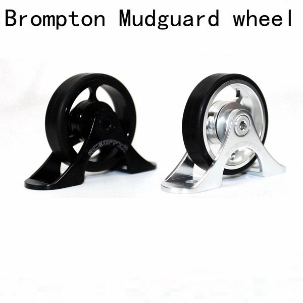 

bicycle single mudguard fender easy wheel rollers for brompton bike 1pcs