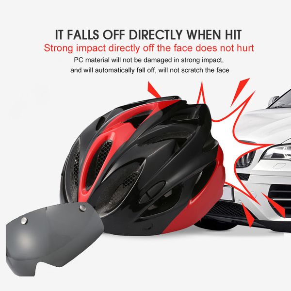 

new bicycle helmet windproof lenses integrally-molded helmet breathable cycling sport capprotective
