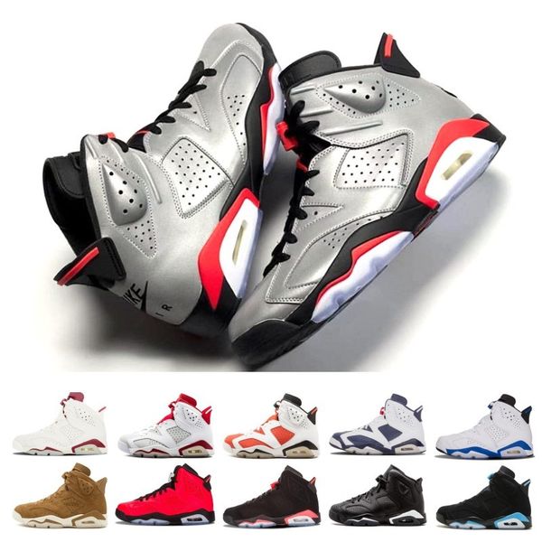 

2019 Infrared 6 6s Men Basketball Shoes Bred Tinker UNC White Black Cat Carmine Gatorade Maroon Oreo Mens Designer Trainer Sport Size 41-47