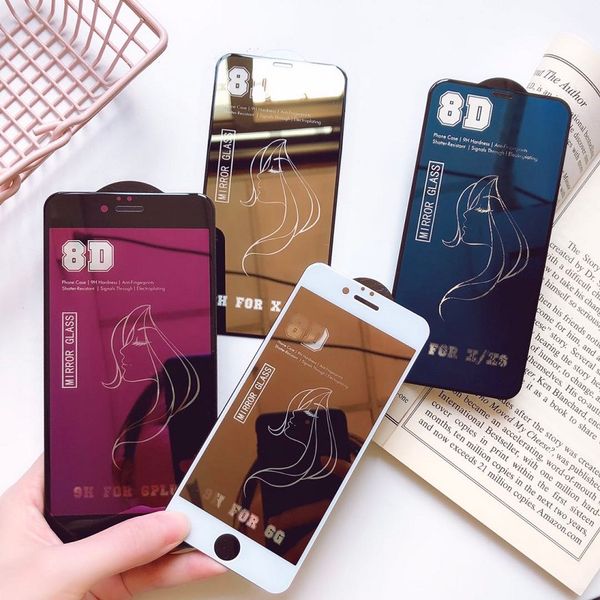 

1 шт. Закаленное стекло Зеркало для iPhone 7 8 6 6S Plus Защитная пленка для iPhone X XS X Max XR Зак