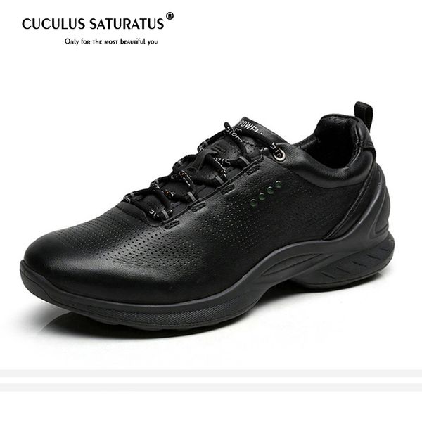 

men's casual shoes slip on british style genuine leather men shoes high-quality outdoor zapatos chaussure hombre 837514, Black