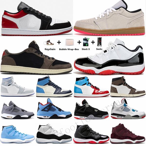 

low og sp travis scotts royal 1 1s basketball shoes 4s what the cool grey 11 bred 6s black toe cat men women designer sneakers trainers