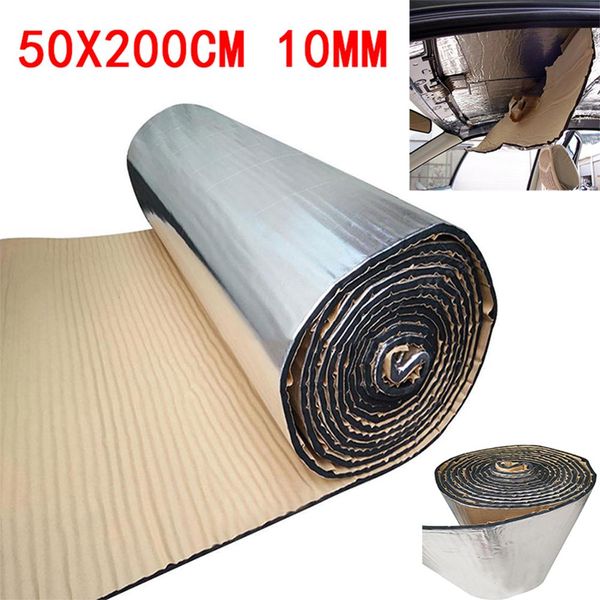 

10mm auto car firewall heat shield insulation sound deadener mat 50*200cm
