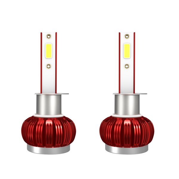 

2pcs 36w h1 car led headlight bulbs conversion kit 6000k 200m light range fog headlight driving bulb
