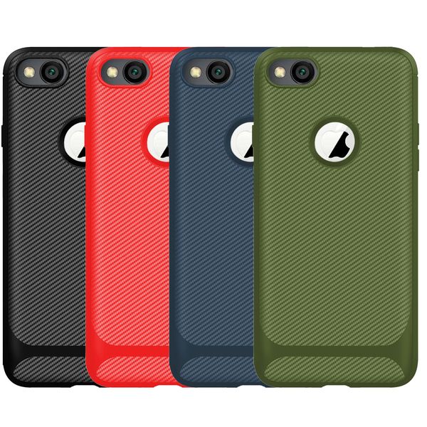 

for iphone 6/6s/6 plus/ 6s plus/7/8/7 plus/8 plus case mobile phone cover 1.5mm thickness carbon fiber pattern shockproof cellphone back sh
