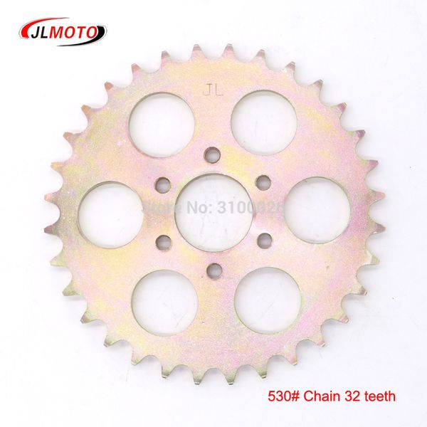 

atv 32t sprocket fit for china 150cc 200cc 250cc 530# chain drive china utv go kart buggy quad bike scooter motorcycle parts