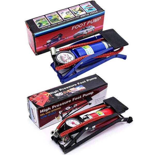 

random color multi-purpose foot pump air pump air pedal portable compressor high pressure single tube