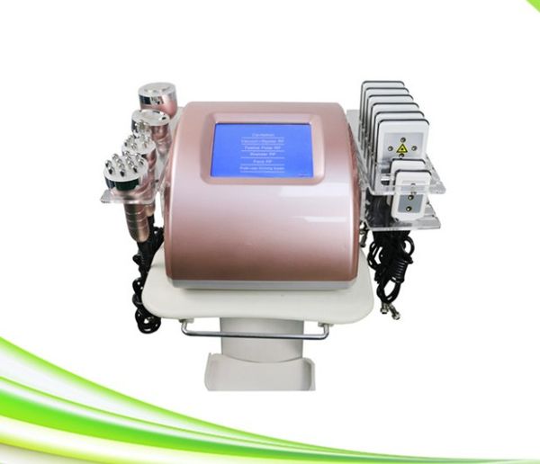 

6 in 1 ultrasonic cavitation vacuum rf skin rejuvenation butt lifting welashaping machine