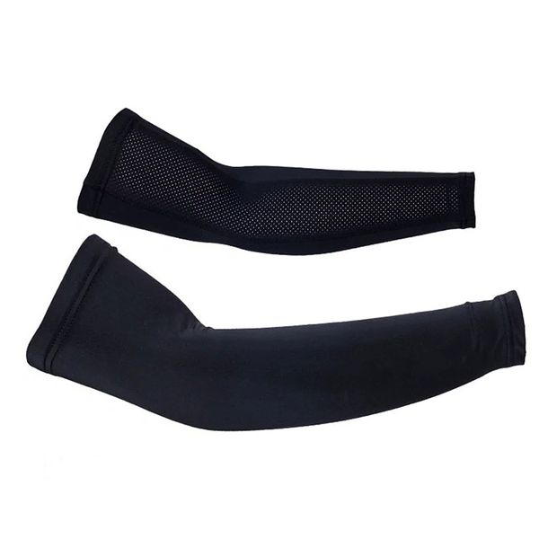 

1pcs cycling arm warmer uv protection arm sleeves summer riding running fishing cuff for women men, Black
