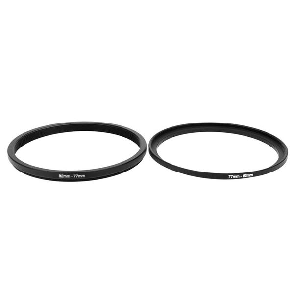 

newly 9pcs lens step up filter ring adapter set 37 49 52 55 58 62 67 72 77 82mm aluminum alloy 999