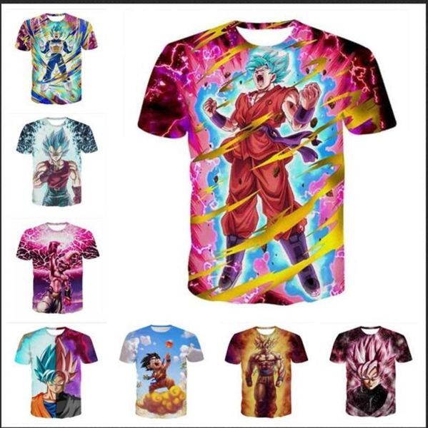 

fashion clothing dragon ball z casual t-shirt women men 3d t-shirt harajuku db t shirt summer style sale, White;black