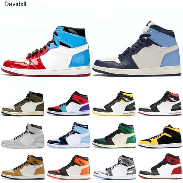 

1 1s og men basketball shoes unc mocha shattered backboard fearless court purple satin black toe mens athletic sports sneakers