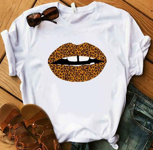 

womens designer printed t shirts cotton breathable plus size womens summer street style female clothing, White