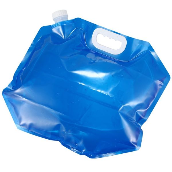 

new foldable water can 10 liters blue other dinnerware