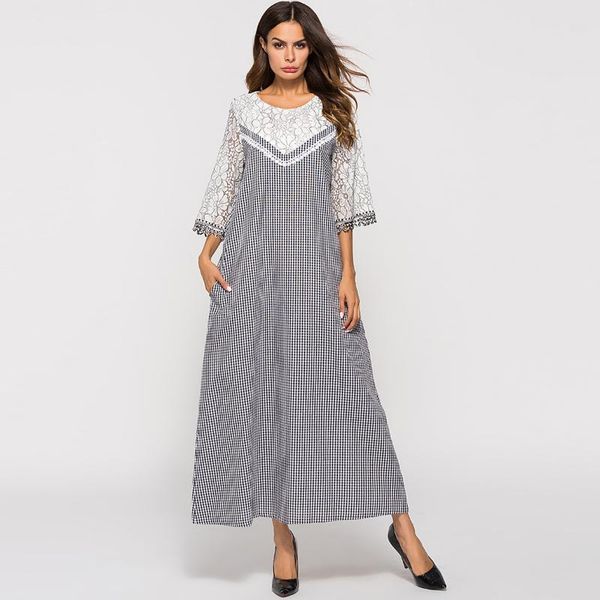 

2020 indonesia gown hijab bangladesh plus size dress dubai blue abaya for women pakistan muslim long dress islamic clothing, Red