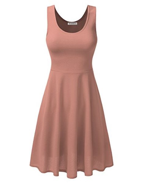 

clovery solid & floral printed sleeveless flared skater dress, Black;gray