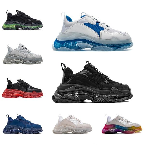 

2020 platform triple s paris 17fw casual shoes old dad sneakers bubble soles mens womens sports size 36-45