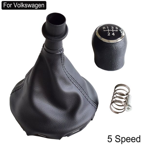 

for vw transporter t5 t5.1 gp 2003-2011 t6 auto gear shift knob shifter with leather boots 5 6 speed gear stick lever