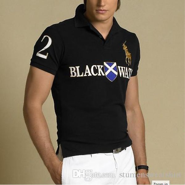 

мужские poloshirt ralph lauren дизайнер trend brand мода tshirt luxury вышитые письмо pony логотип high street fashion slim fit рубашки поло, White;black