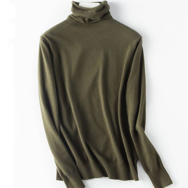 

women's sweater sweater solid color turtleneck bottom, White;black