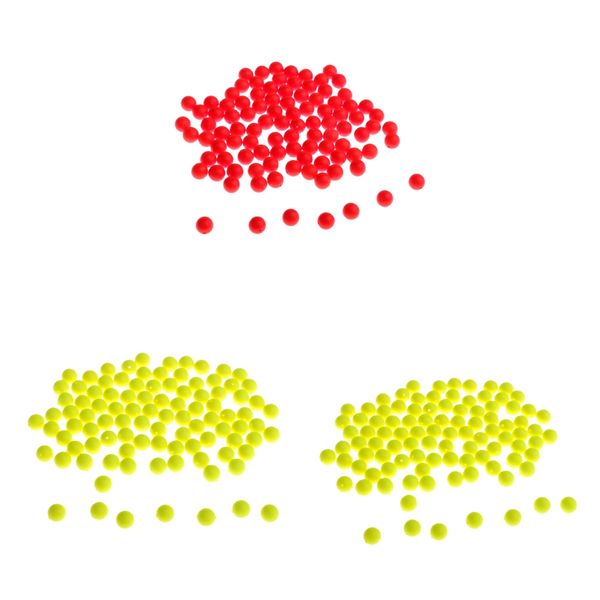 

300 pieces soft round 8.3mm fishing bobbers floats beads strike indicators