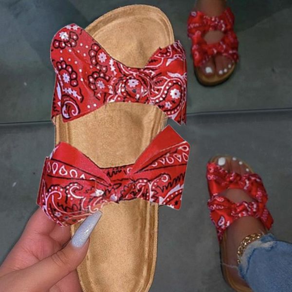 

slippers sagace women slides summer bow sandals slipper indoor outdoor rome flip-flops beach female floral shoes, Black