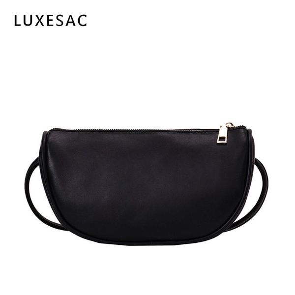 

retro soft pu leather women's shoulder bag bolsa feminina small solid color zipper bag women luxury famous brands sac a main