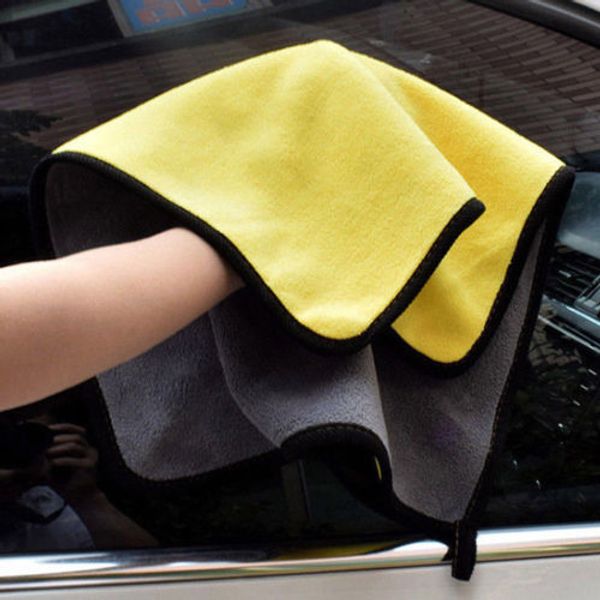 

new towel super absorbent car wash microfiber car cleaning drying cloth hemming