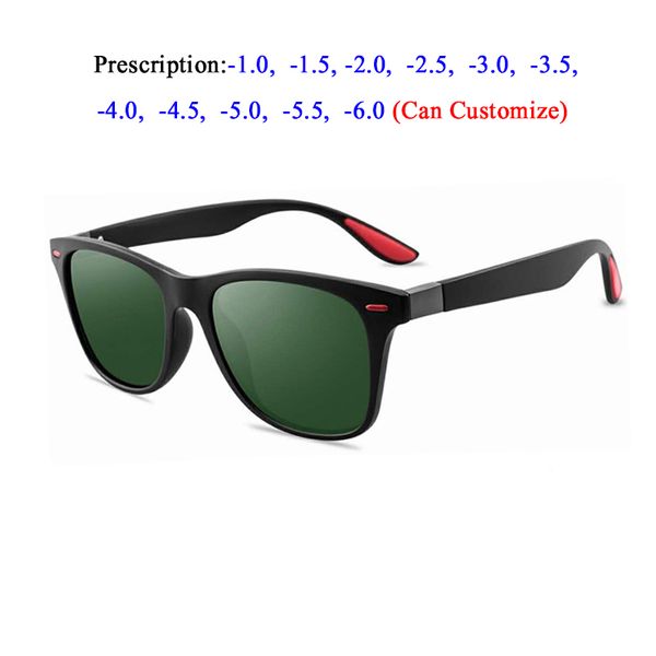 

fashion myopia polarized sunglasses for women men nearsighted shade sun eyeglasses sport shortsighted spectacles -1.0~-6.0 l3, White;black