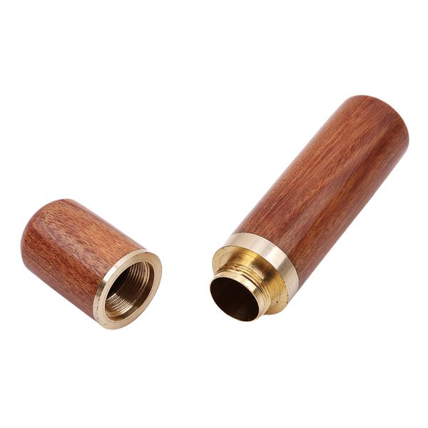 

multifunction rosewood wood toothpick holder box needle box bucket case hiking portable craft handmade gift indoor outdoor use
