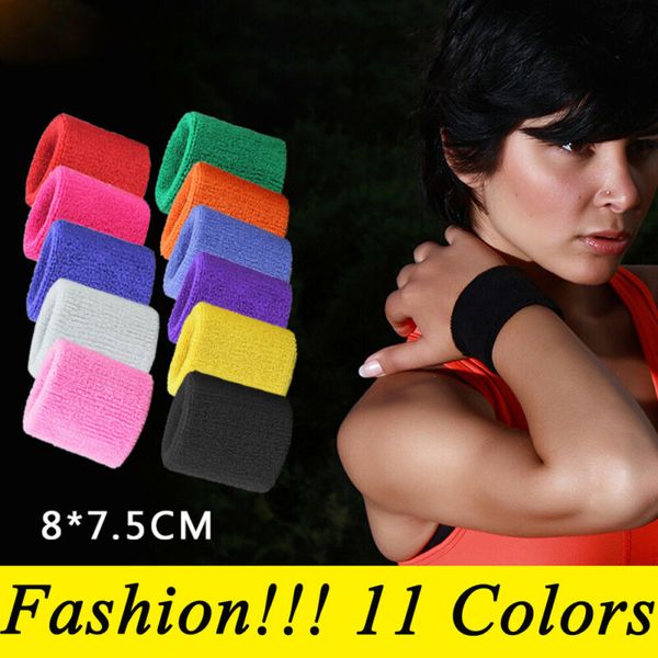

2 x sports wrist sweat bands wristbands fitness sweatbands gym tennis us, Blue;gray