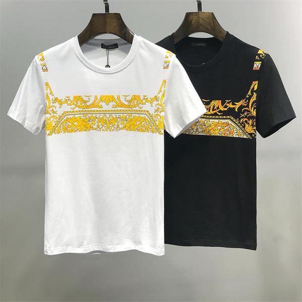 

mens designer t shirts fashion mens clothing 2020 summer casual streetwear t shirt rivet cotton blend crew neck short sleeve -3xl @966, White;black