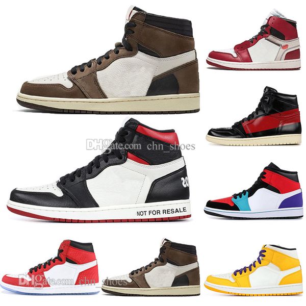 

1 high og travis scotts spiderman bred men women basketball shoes gold 3 homage to home royal blue rookie of the year sneakers