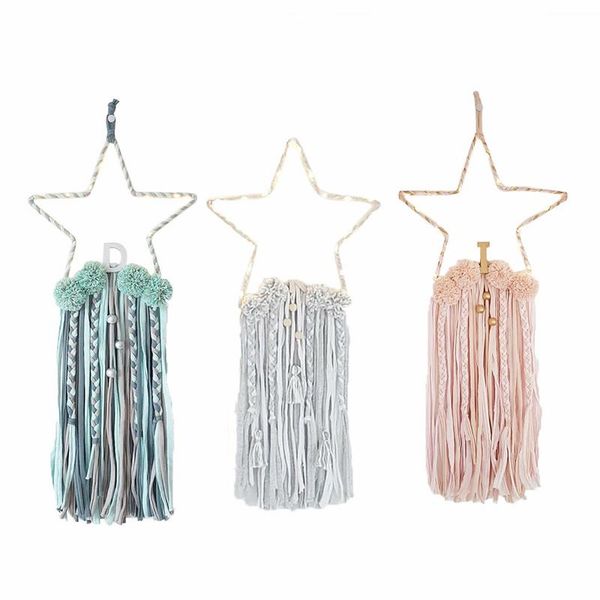 

rural ловец снов pentagram малый свет строк подвеска свежий сад стиль висячие украшения для дома двери свадьбы