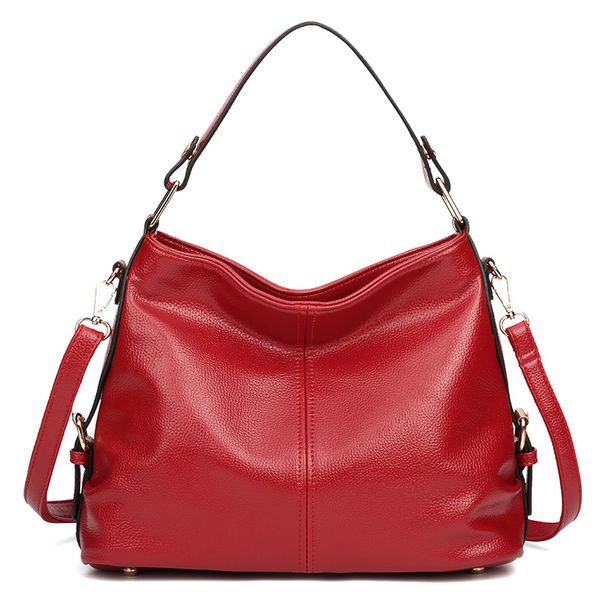 

pu women's bag 2020 new bucket bag fashion women's oblique satchel